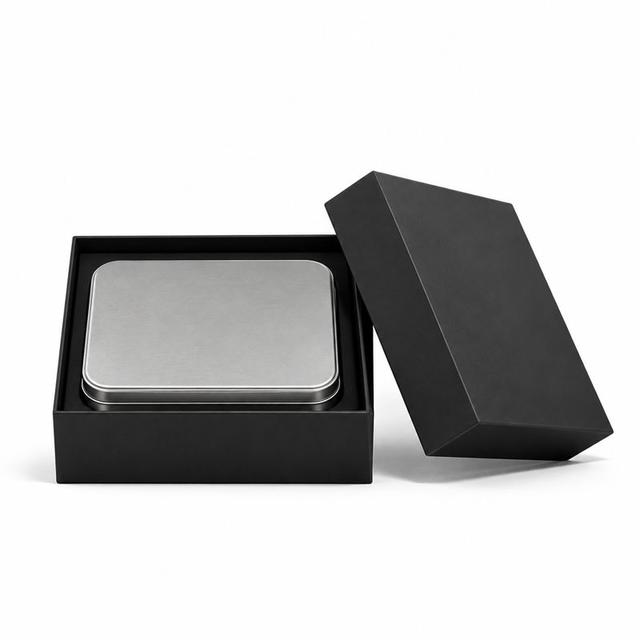 A Tidewater gift box with a tin